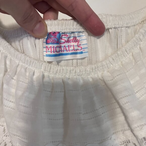 Vintage White Lace Cottagecore Dress - Picture 3 of 8